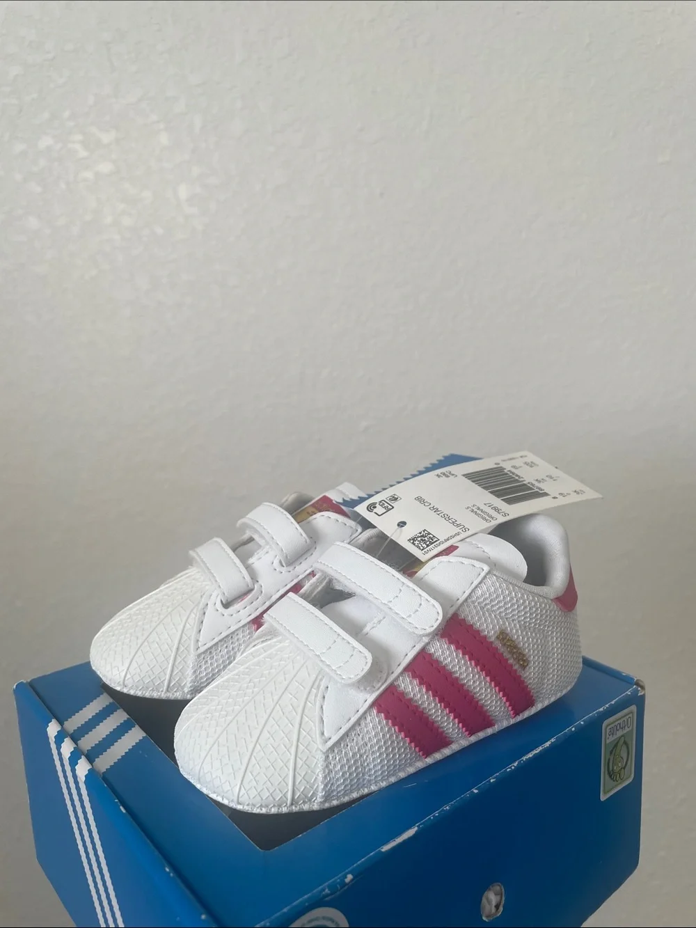 Adidas superstar crib shoes